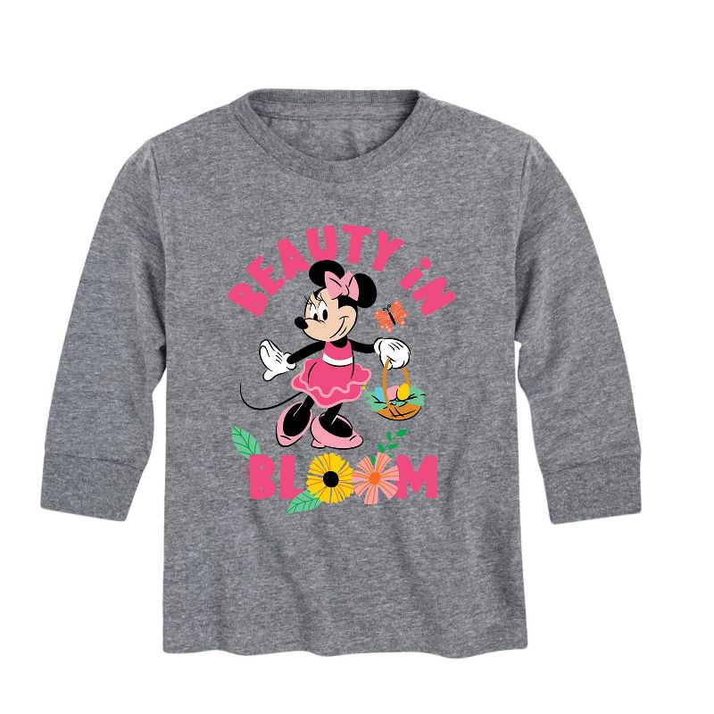 Boys' - Disney - Minnie Beauty In Bloom Long Sleeve Graphic T-Shirt