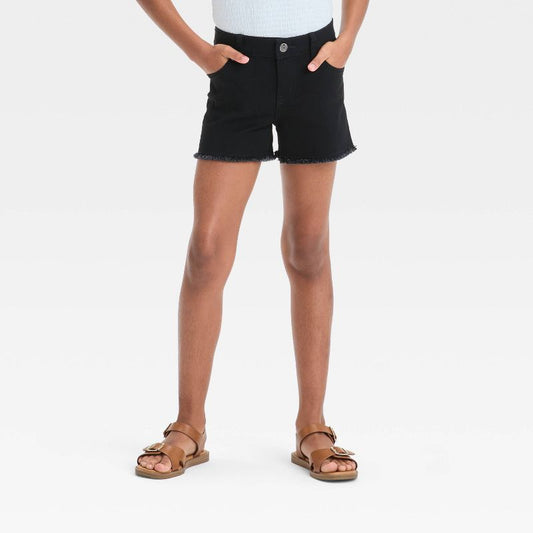 Girls' Cutoff Mid-Rise Jean Shorts - Cat & Jack™