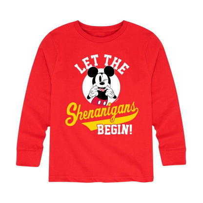 Boys' - Disney - Let The Shenanigans Begin Long Sleeve Graphic T-Shirt