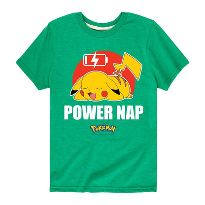 Boys' - Pokémon - Power Nap Short Sleeve Graphic T-Shirt