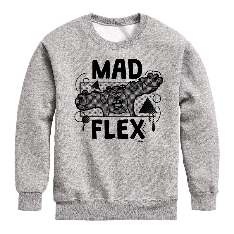 Boys' - Disney - Mad Flex Sully Graphic Long Sleeve Fleece Sweatshirt