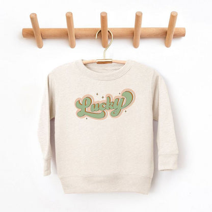 The Juniper Shop Lucky Retro Stars Toddler Graphic Sweatshirt