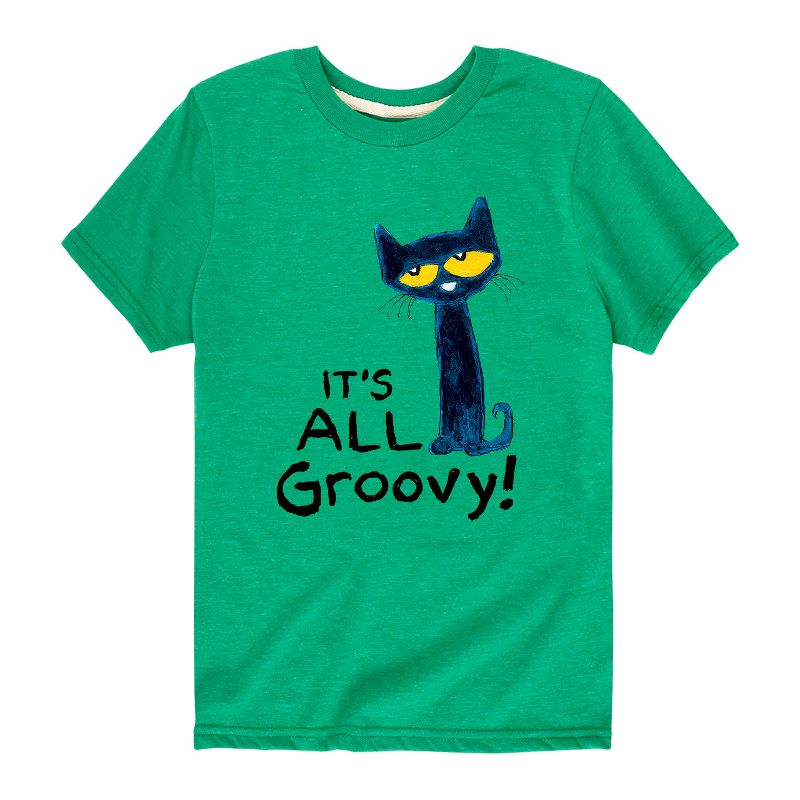 تي شيرت جرافيكي بأكمام قصيرة من Pete The Cat للأولاد