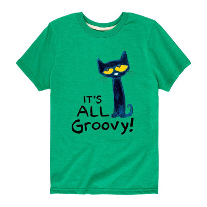 تي شيرت جرافيكي بأكمام قصيرة من Pete The Cat للأولاد