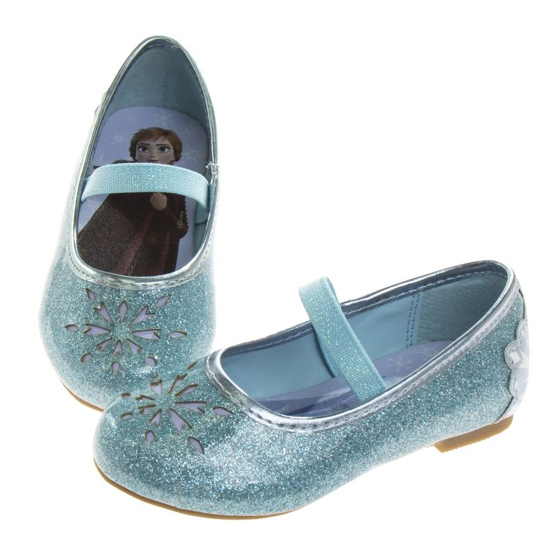 Disney Girls Mary Jane Flats - Character Princess Dress up Slip-on Shoes (Toddler)
