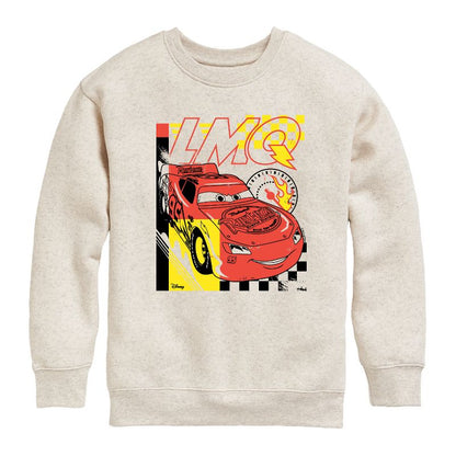 Boys' - Cars - Lightning Mcqueen Graphic Graphic Long Sleeve Fleece Sweatshirt