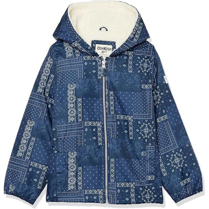 OshKosh B'Gosh Little Girls' Midweight High Pile Fleece Lined Jackets