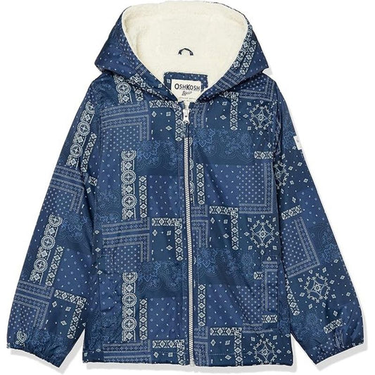 OshKosh B'Gosh Little Girls' Midweight High Pile Fleece Lined Jackets