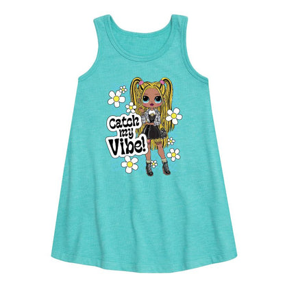 Girls' - LOL Surprise! - Catch My Vibe Graphic Sleeveless Aline Dress