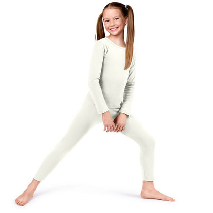 Rocky Thermal Underwear for Girls, Long Johns Fleece Lined Set, Shirt & Pants, Base Layer