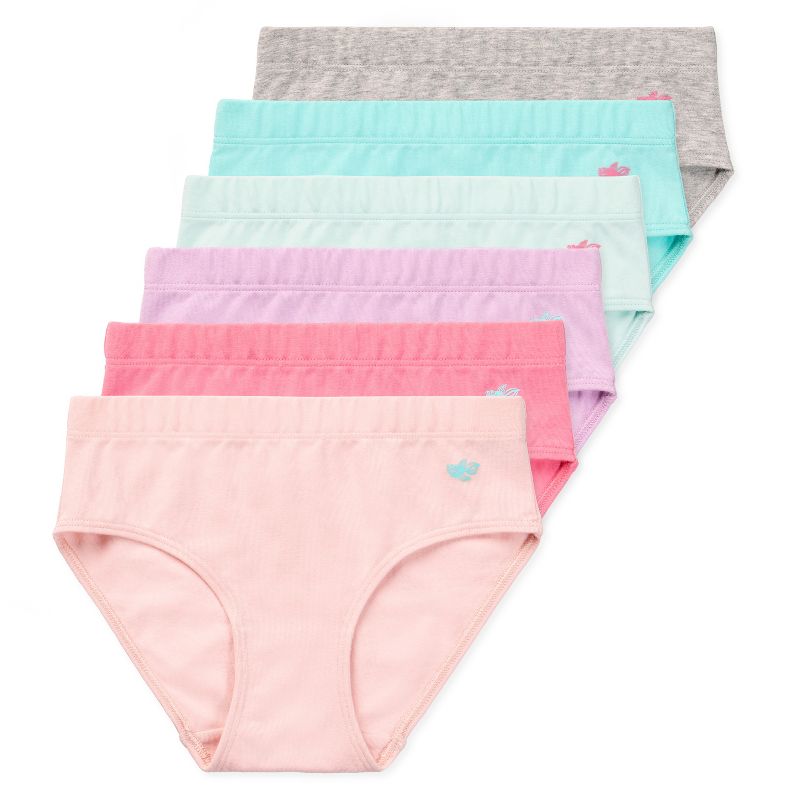 Lucky & Me Sophie Girls Brief Underwear Multiple Colors and Sizes (6-Pack)