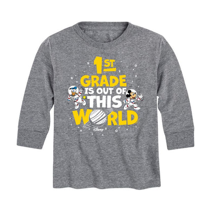 Boys' - Disney - 1st Grade Out Of This World Long Sleeve Graphic T-Shirt