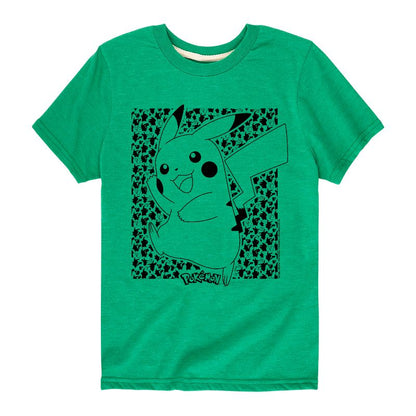 تي شيرت جرافيكي بأكمام قصيرة بنقشة بوكيمون وبيكاتشو للأولاد