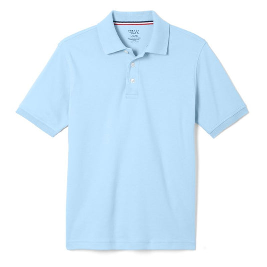 French Toast School Uniform Co-Ed Short Sleeve Interlock Polo