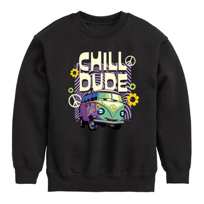Boys' - Disney - Filmore Says Chill Dude Graphic Long Sleeve Fleece Sweatshirt