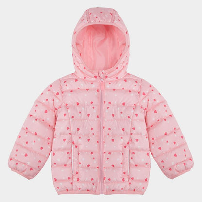 Rokka&Rolla Toddler Little Girls' Light Puffer Jacket Winter Coat