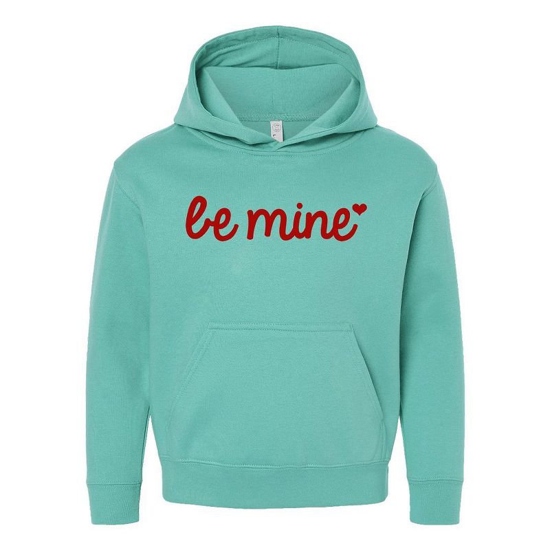 The Juniper Shop Be Mine Cursive Heart Youth Graphic Hoodie