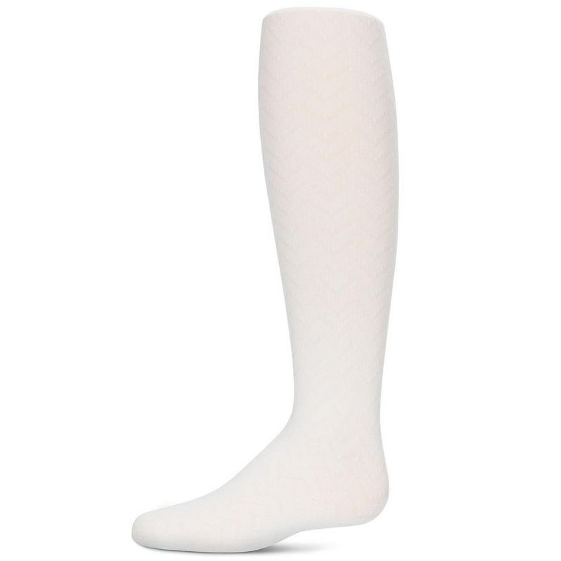 Memoi Girls' Wave Semi Opaque Nylon Tights