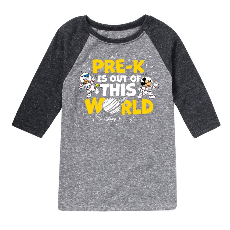 Boys' - Disney - Pre-K Out Of This World Raglan Graphic T-Shirt