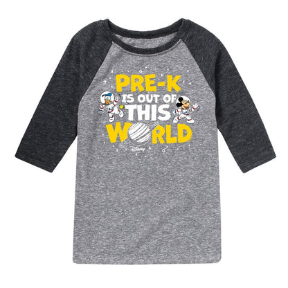 Boys' - Disney - Pre-K Out Of This World Raglan Graphic T-Shirt