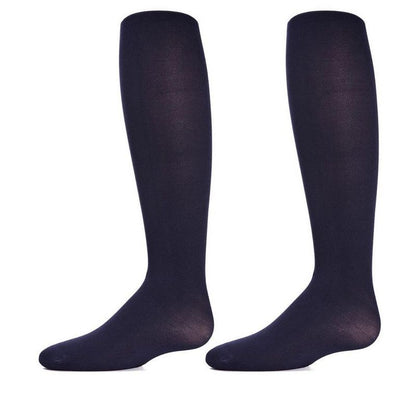 Memoi Girls' 2 Pair Pack Essentials Nylon Tights