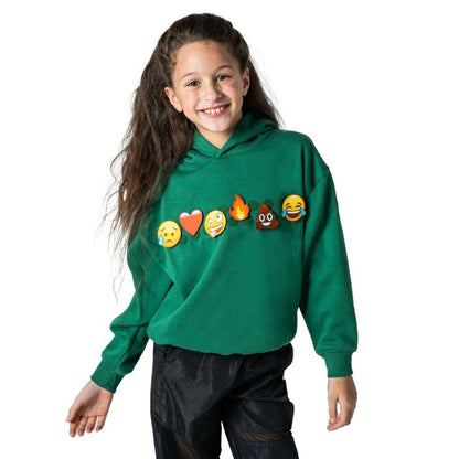 هودي Rabble القابل للتخصيص بشريط فيلكرو - مناسب للجنسين، تُباع الرقع بشكل منفصل