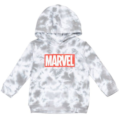 Marvel Comics Iconic Logo Fleece Pullover Hoodie Toddler to Big Kid
