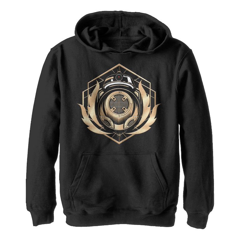 هودي بغطاء رأس بتصميم BB-9E Flames من Star Wars The Last Jedi للأولاد