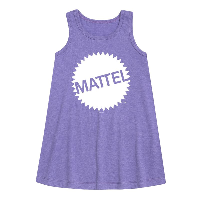 Girls' - Mattel - Mattel Original Logo Graphic Sleeveless Aline Dress