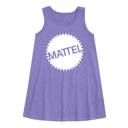 Girls' - Mattel - Mattel Original Logo Graphic Sleeveless Aline Dress