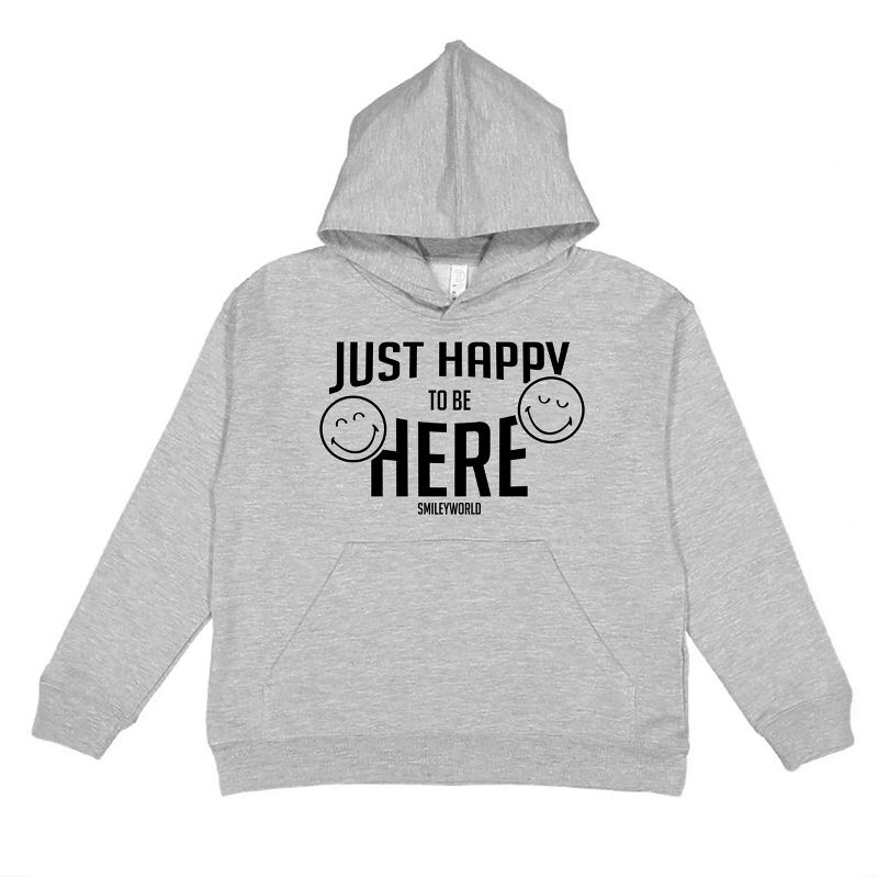 هودي شبابي من Juniper Shop SmileyWorld Just Happy To Be Here
