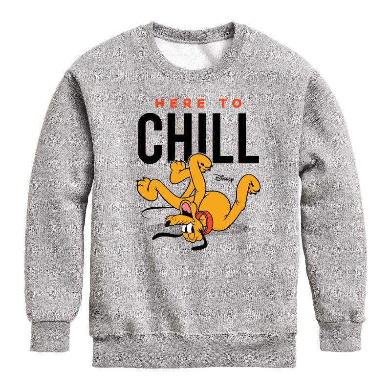 Boys' - Disney - Mickey & Friends Graphic Long Sleeve Fleece Sweatshirt