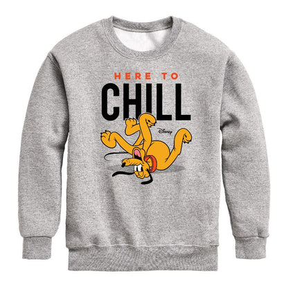 Boys' - Disney - Mickey & Friends Graphic Long Sleeve Fleece Sweatshirt