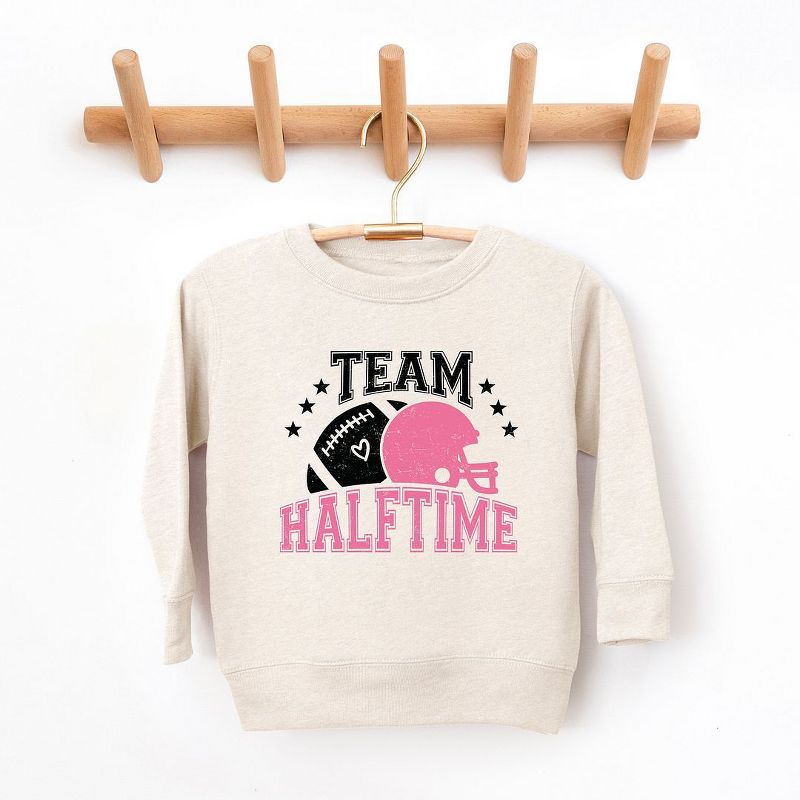 The Juniper Shop Team Halftime Distressed Toddler Graphic Sweatshirt