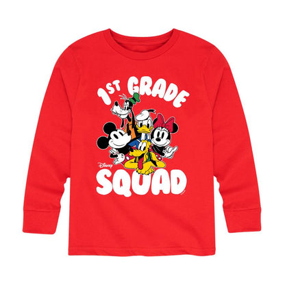 Boys' - Disney - 1st Grade Squad Long Sleeve Graphic T-Shirt