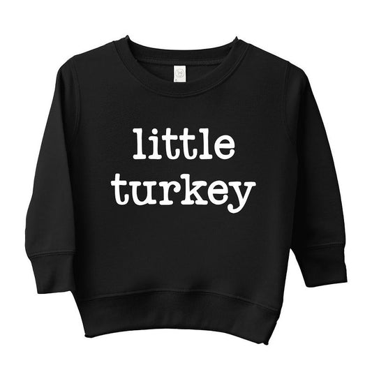 The Juniper Shop Little Turkey Typewriter Toddler Graphic Sweatshirt