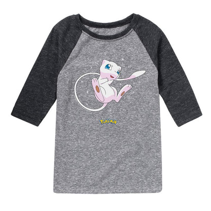 Boys' - Pokémon - Starry Mew Raglan Graphic T-Shirt
