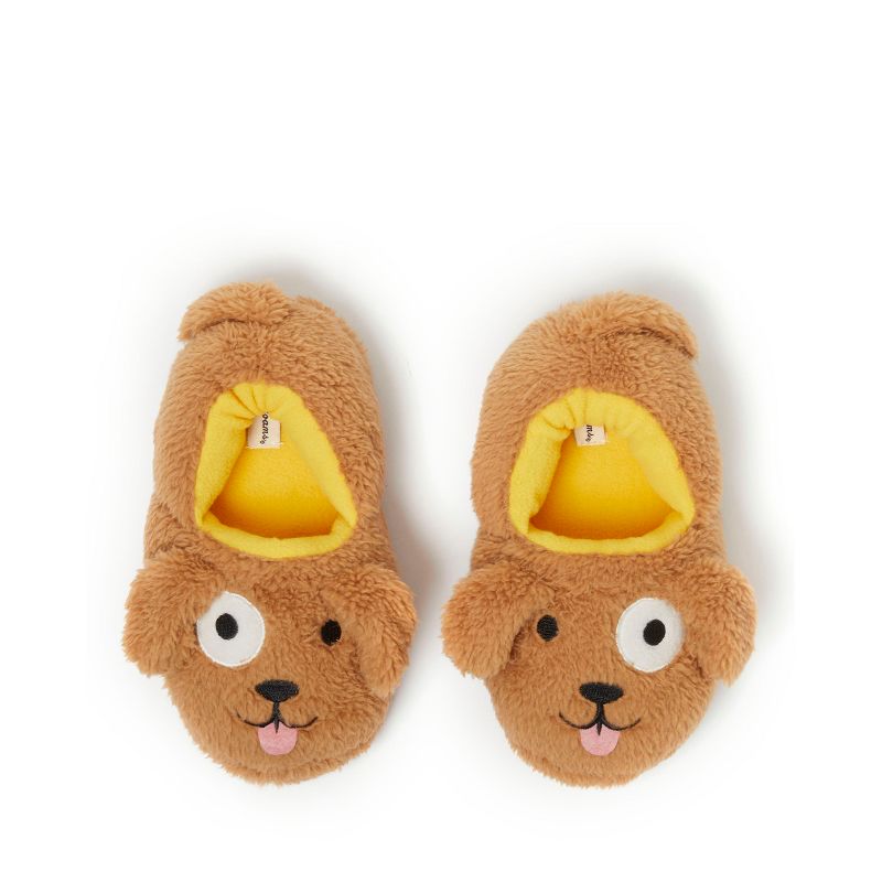 Dearfoams Kid's Emery Critter Closed Back Animal Slipper