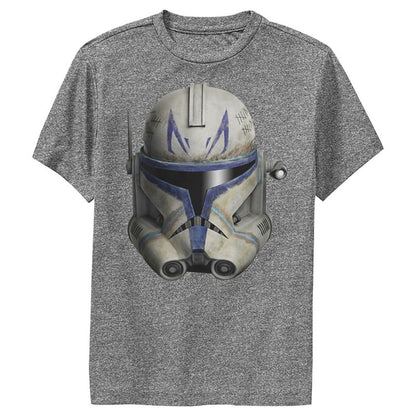 تي شيرت Star Wars: The Clone Wars Commander Rex Big Face Performance للأولاد