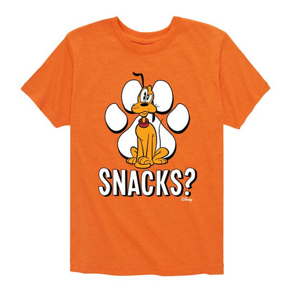 Boys' - Disney - Pluto Snacks? Short Sleeve Graphic T-Shirt