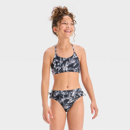 Girls' Summer Dusk Bikini Set - art class™ Black