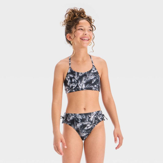 Girls' Summer Dusk Bikini Set - art class™ Black