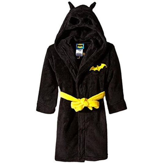 DC Comics Little/Big Boys' Batman Velvet Fleece Hooded Robe