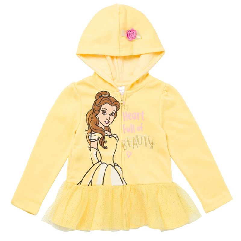 Disney Princess Girls Zip Up Hoodie Toddler