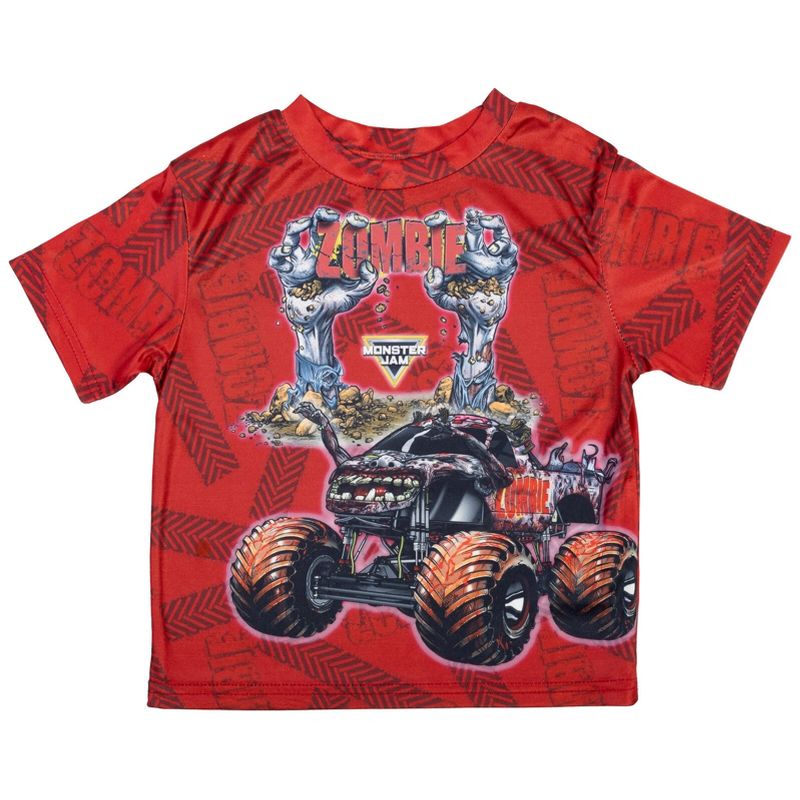 Monster Jam Grave Digger El Toro Loco Megalodon Truck T-Shirt Little Kid to Big Kid