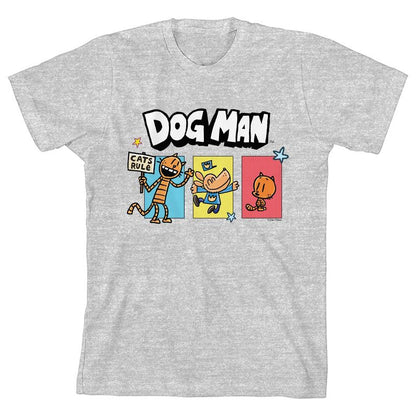 Dog Man Petey the Cat & Lil' Petey Youth Short Sleeve Tee