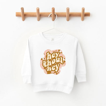 The Juniper Shop Hey Ghoul Hey Colorful Toddler Graphic Sweatshirt