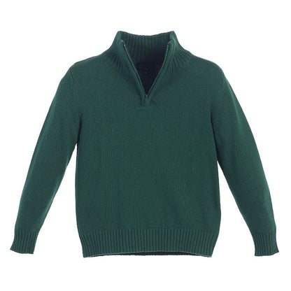 Gioberti Boy's Knitted Half Zip 100% Cotton Sweater