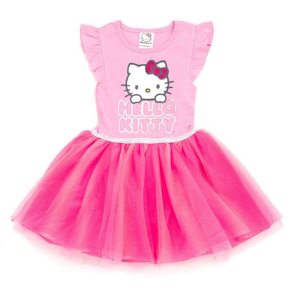 Hello Kitty Girls Tulle Dress Little Kid to Big Kid Sizes (2T - 14-16)