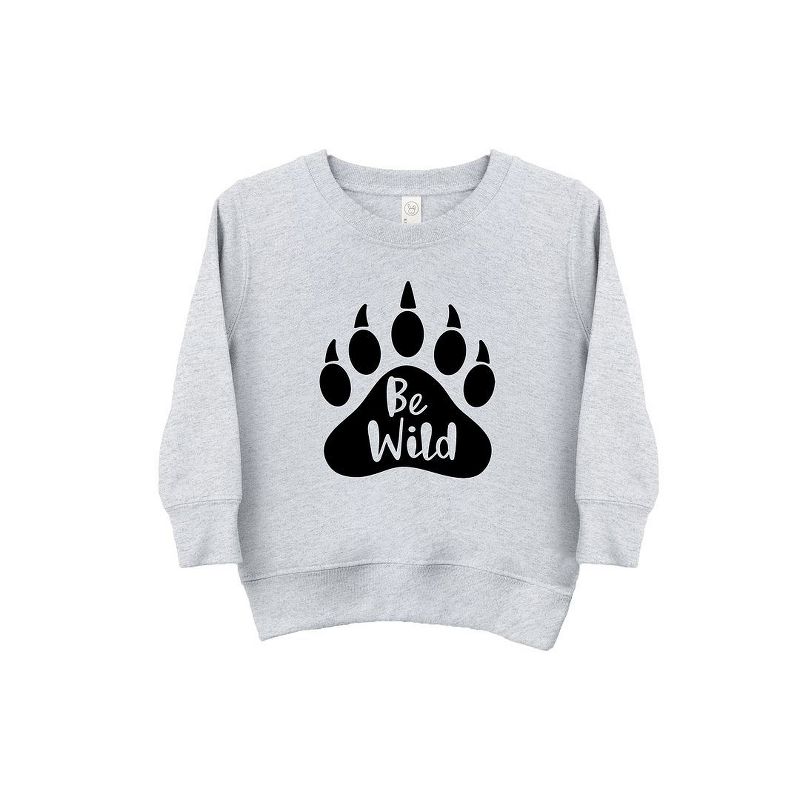 The Juniper Shop Be Wild Bear Paw Toddler Graphic Sweatshirt
